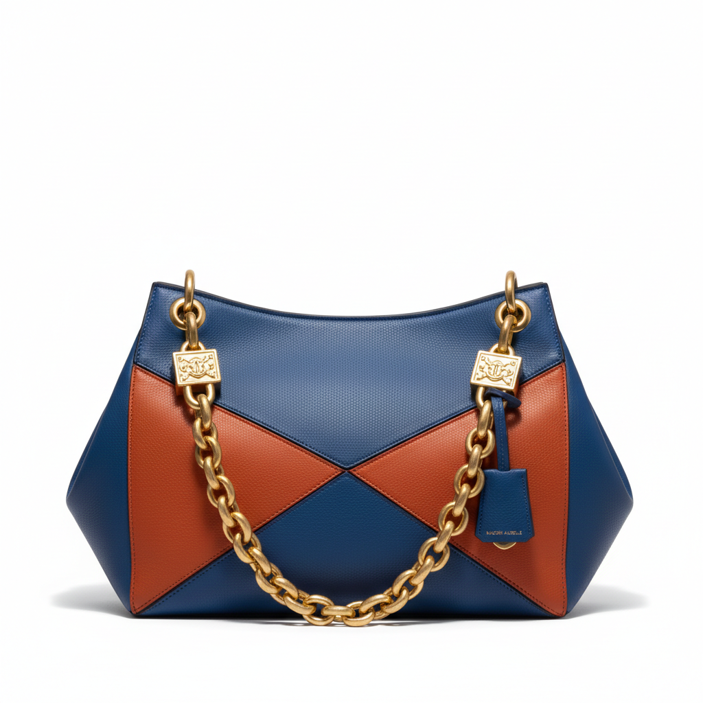 Kabelka Aurelle Chromatic – color-block oversized