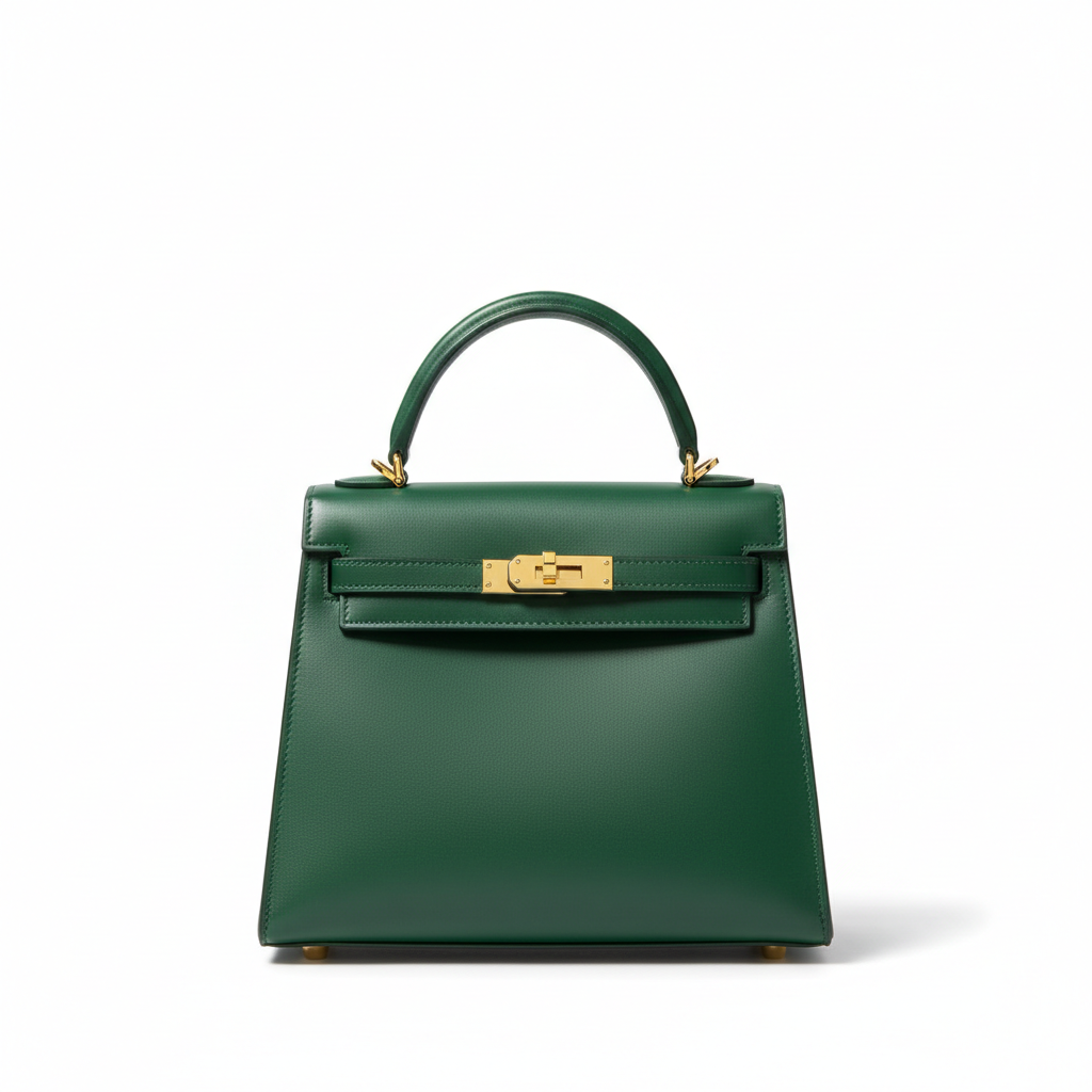 Luxusní smaragdová kabelka Aurelle Emerald
