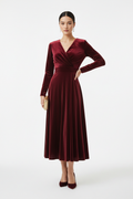 Velvet Dusk Dress — front view