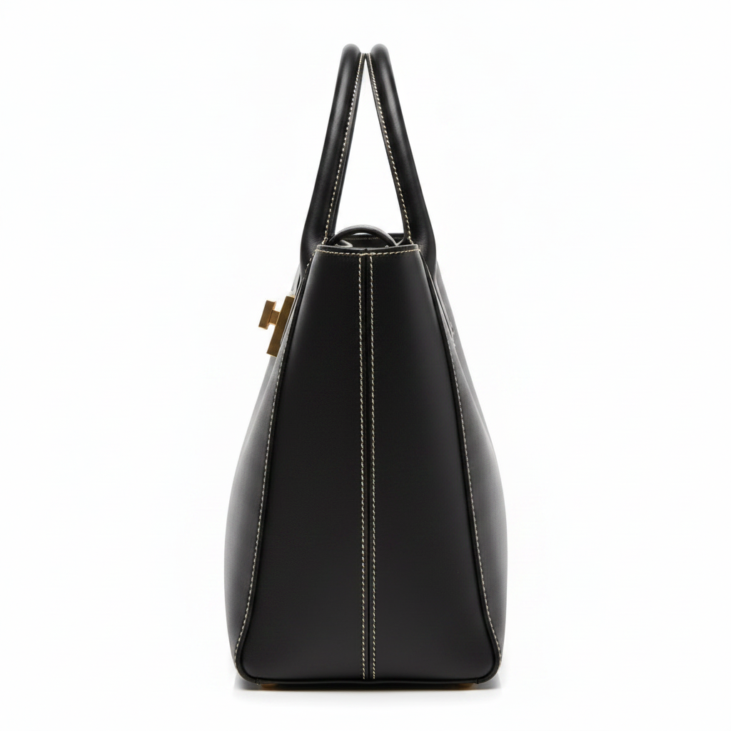 Kabelka Aurelle Noir Ivory – boční pohled